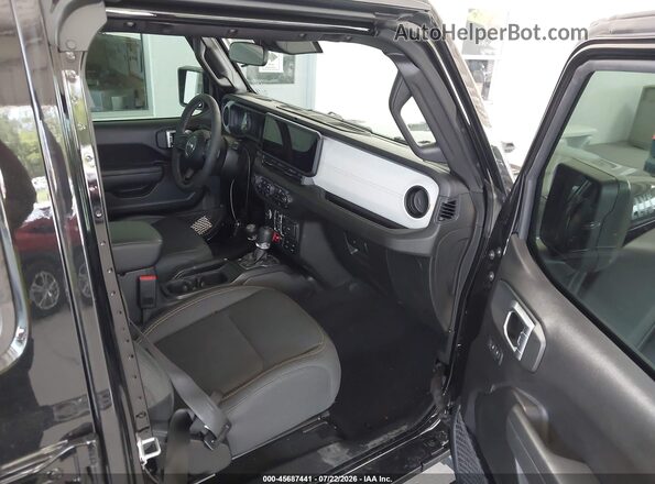 1C4RJXDN9SW513962 2025 JEEP WRANGLER Black წინა სალონის ხედი