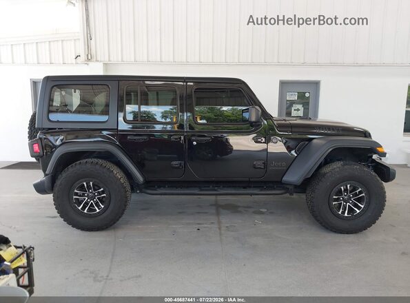 1C4RJXDN9SW513962 2025 JEEP WRANGLER Black სალონის 360-გრადუსიანი ხედი