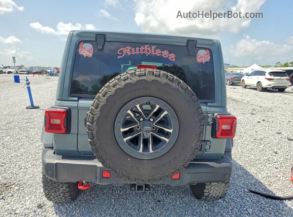 1C4RJXFG2RW165401 2024 JEEP WRANGLER Синий Вид сзади