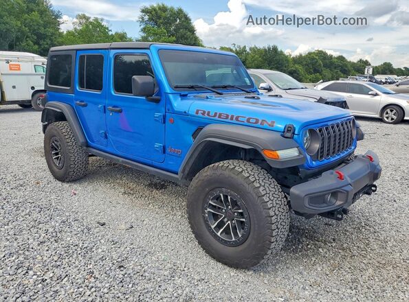 1C4RJXFG5RW150892 2024 JEEP WRANGLER Blue Przód prawy