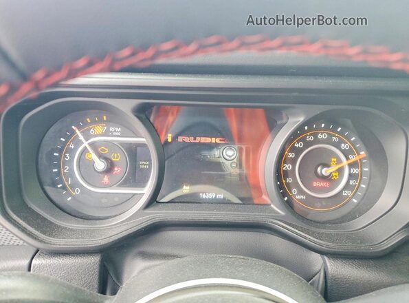 1C4RJXFG5RW150892 2024 JEEP WRANGLER Blue Widok zestawu wskaźników