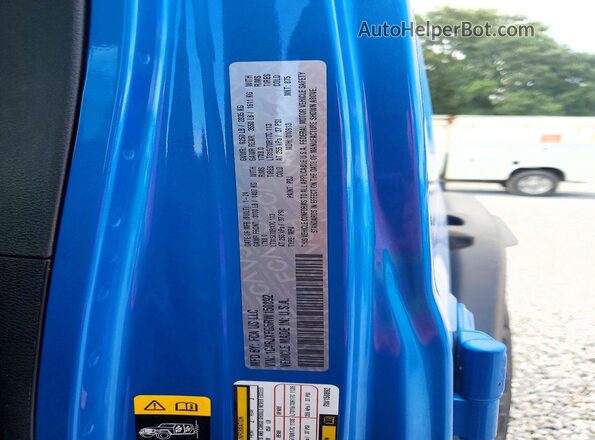 1C4RJXFG5RW150892 2024 JEEP WRANGLER Blue Widok komory silnika