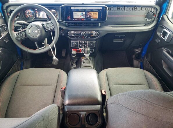 1C4RJXFG5RW150892 2024 JEEP WRANGLER Blue Widok deski rozdzielczej