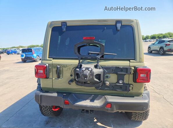 1C4RJXFN3SW626013 2025 JEEP WRANGLER Желто-коричневый Вид сзади