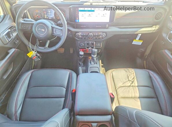 1C4RJXFN3SW626013 2025 JEEP WRANGLER Желто-коричневый Вид панели приборов