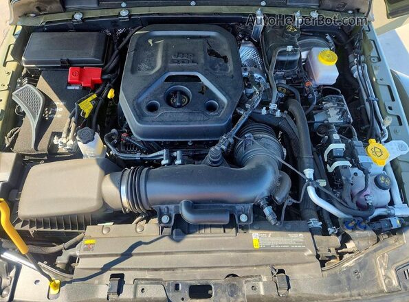 1C4RJXFN3SW626013 2025 JEEP WRANGLER Желто-коричневый Вид задней части салона
