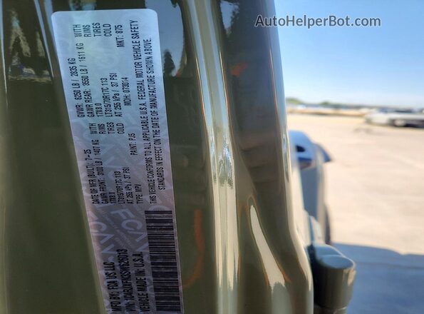 1C4RJXFN3SW626013 2025 JEEP WRANGLER Желто-коричневый Вид подкапотного пространства