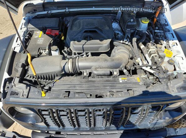 1C4RJXN60RW190418 2024 JEEP WRANGLER White ძრავის განყოფილების ხედი