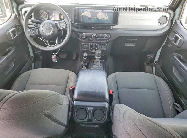 1C4RJXN63RW142539 2024 JEEP WRANGLER Blue Առջևի վահանակի տեսք