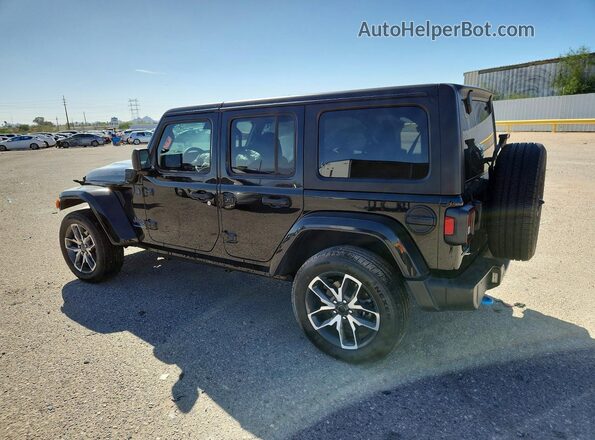 1C4RJXN64RW133641 2024 JEEP WRANGLER Black Tył lewy