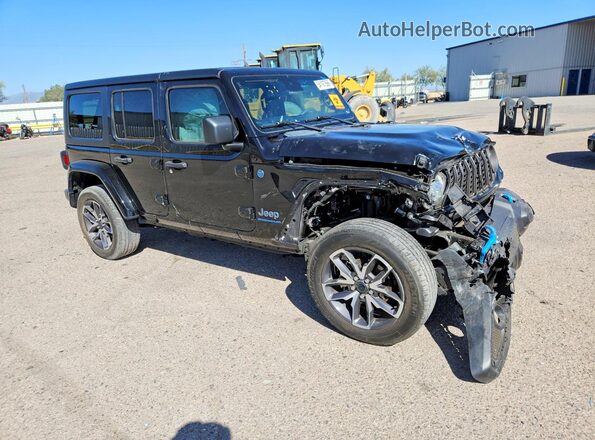 1C4RJXN64RW133641 2024 JEEP WRANGLER Black Przód prawy