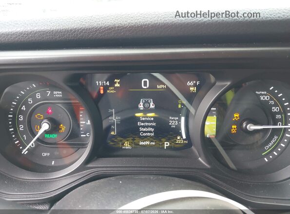 1C4RJXN66RW185871 2024 JEEP WRANGLER Gray უკანა სავარძლების ხედი