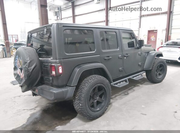 1C4RJXN66RW199236 2024 JEEP WRANGLER Gray Задня права чверть