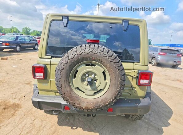 1C4RJXN68SW524510 2025 JEEP WRANGLER Зеленый Вид сзади