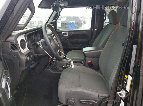 1C4RJXN69RW202033 2024 JEEP WRANGLER Black Вид салону спереду