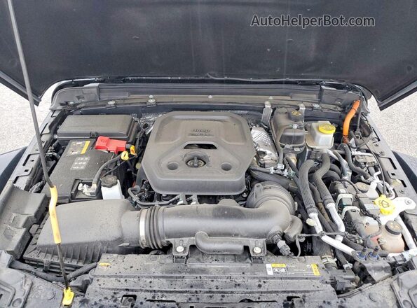 1C4RJXN69RW202033 2024 JEEP WRANGLER Black Вид підкапотного простору