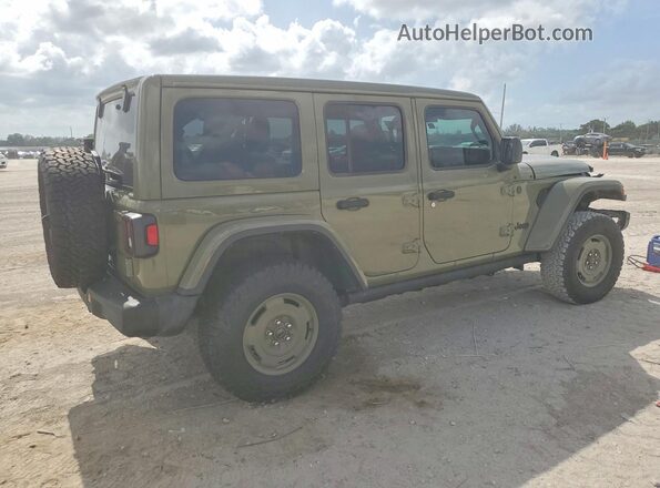 1C4RJXN6XSW576642 2025 JEEP WRANGLER Зеленый Задняя правая четверть