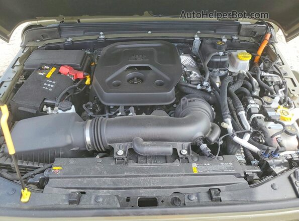 1C4RJXN6XSW576642 2025 JEEP WRANGLER Зеленый Вид подкапотного пространства