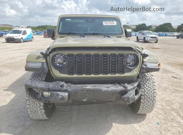 1C4RJXN6XSW576642 2025 JEEP WRANGLER Зеленый Вид спереди