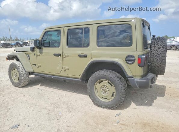 1C4RJXN6XSW576642 2025 JEEP WRANGLER Зеленый Задняя левая четверть