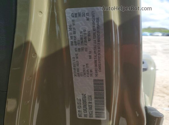 1C4RJXN6XSW576642 2025 JEEP WRANGLER Зеленый Вид наклейки с VIN-кодом
