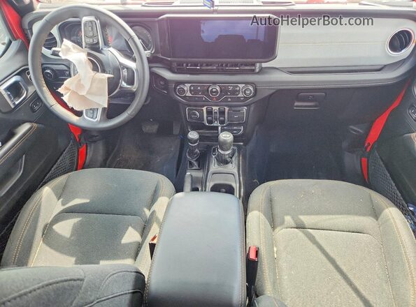1C4RJXP60RW198709 2024 JEEP WRANGLER Red Widok deski rozdzielczej