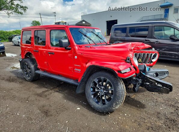 1C4RJXP60RW198709 2024 JEEP WRANGLER Red Przód prawy