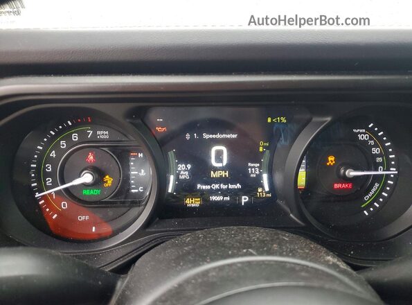 1C4RJXR62RW318717 2024 JEEP WRANGLER Black Widok zestawu wskaźników