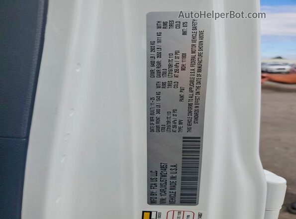 1C4RJXSJ5TW214857 2026 JEEP WRANGLER White Widok wnętrza 360 stopni