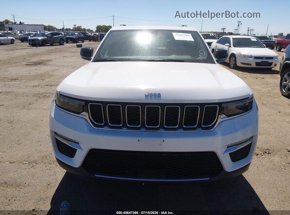1C4RJYB60RC120672 2024 JEEP GRAND CHEROKEE 4XE White Widok zestawu wskaźników