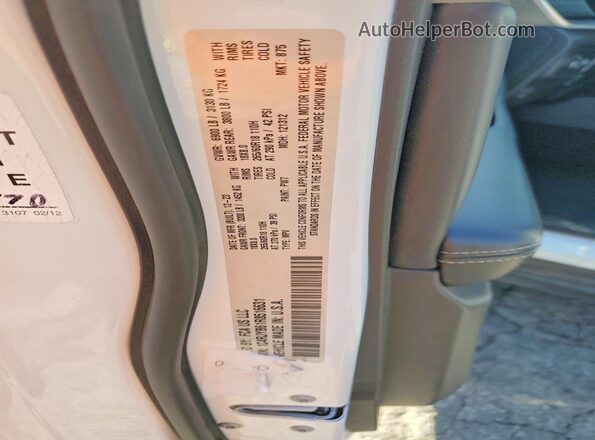 1C4RJYB61R8516631 2024 JEEP GRAND White VIN კოდის სტიკერის ხედი