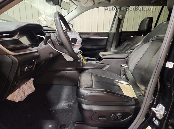 1C4RJYB62N8756054 2022 JEEP GRAND Black Вид салону спереду