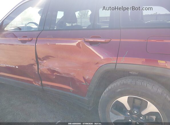1C4RJYB62R8518565 2024 JEEP GRAND CHEROKEE 4XE Burgundy Widok z przodu