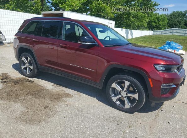 1C4RJYB63P8795044 2023 JEEP GRAND Красный Передняя правая четверть