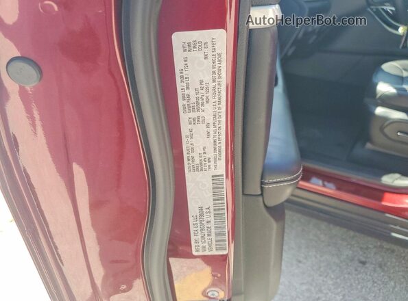 1C4RJYB63P8795044 2023 JEEP GRAND Красный Вид наклейки с VIN-кодом