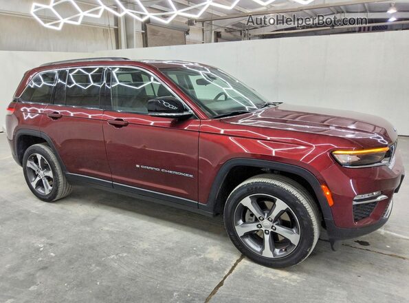 1C4RJYB63P8795044 2023 JEEP GRAND Burgundy Delantero derecho