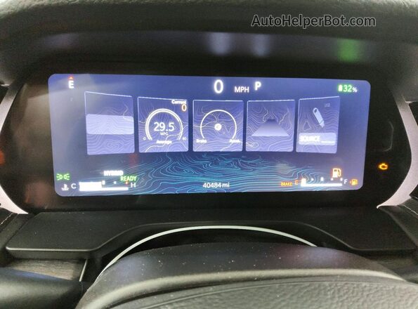 1C4RJYB63P8795044 2023 JEEP GRAND Burgundy Vista del cuadro de instrumentos