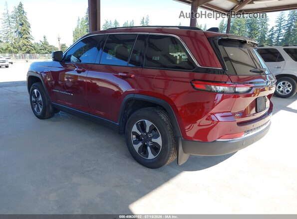 1C4RJYB64P8769245 2023 JEEP GRAND CHEROKEE 4XE Burgundy Հետևի ձախ
