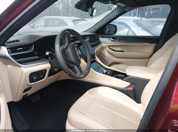 1C4RJYB64P8769245 2023 JEEP GRAND CHEROKEE 4XE Burgundy Սալոնի դիմացի տեսք