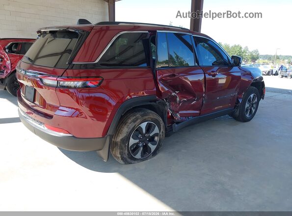 1C4RJYB64P8769245 2023 JEEP GRAND CHEROKEE 4XE Burgundy Հետևի աջ