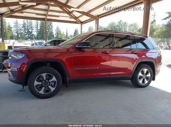 1C4RJYB64P8769245 2023 JEEP GRAND CHEROKEE 4XE Burgundy Սալոնի հետևի տեսք