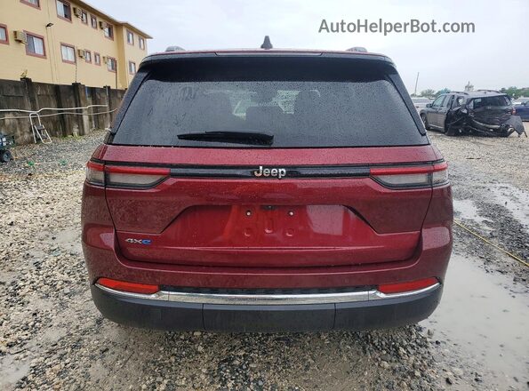 1C4RJYB65PC649094 2023 JEEP GRAND Burgundy უკანა ხედი