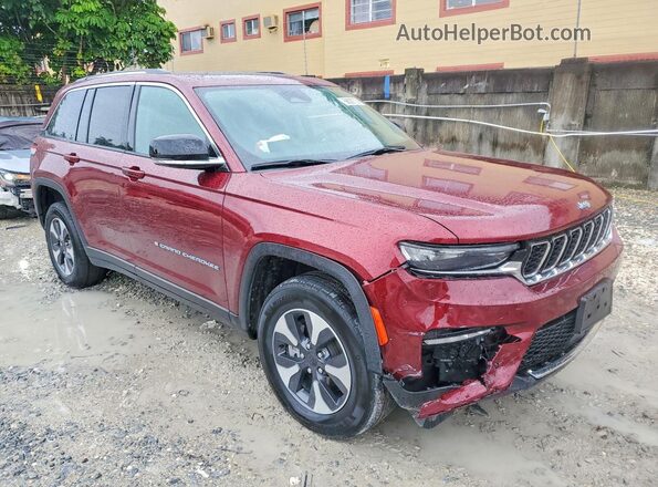 1C4RJYB65PC649094 2023 JEEP GRAND Burgundy წინა მარჯვენა
