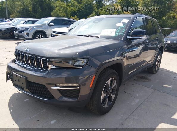 1C4RJYB66RC158438 2024 JEEP GRAND CHEROKEE 4XE Gray Vista tres cuartos delantera izquierda