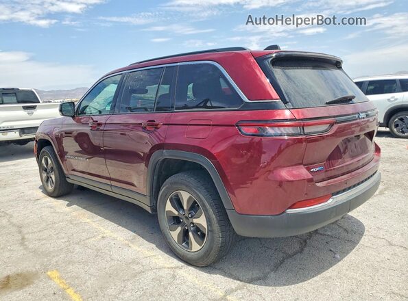 1C4RJYB68RC182109 2024 JEEP GRAND Burgundy Trasero izquierdo