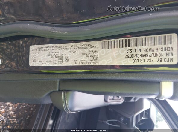 1C4RJYB69PC610752 2023 JEEP GRAND CHEROKEE 4XE Black Вид підкапотного простору