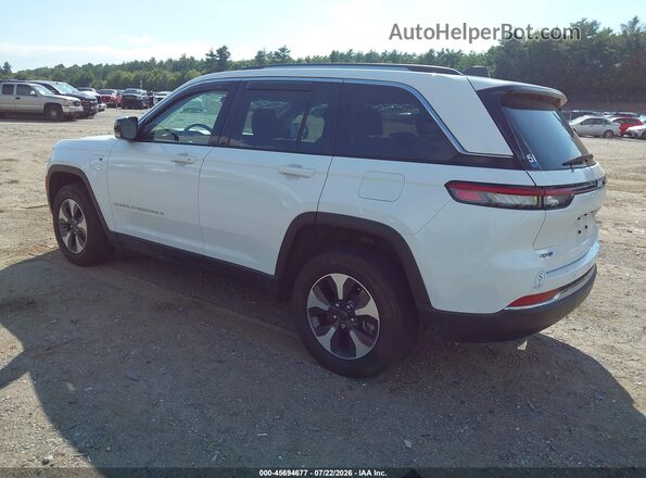 1C4RJYB6XPC665873 2023 JEEP GRAND CHEROKEE 4XE White Задня ліва чверть