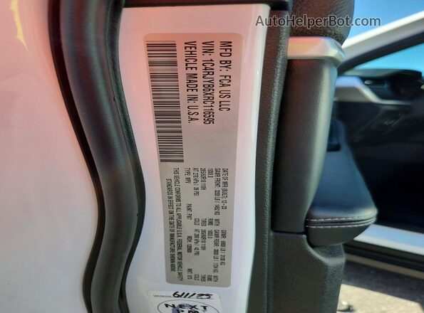 1C4RJYB6XRC116595 2024 JEEP GRAND White Вид наклейки з VIN-кодом