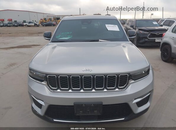 1C4RJYB6XRC116872 2024 JEEP GRAND CHEROKEE 4XE Silver Սարքավորումների վահանակի տեսք