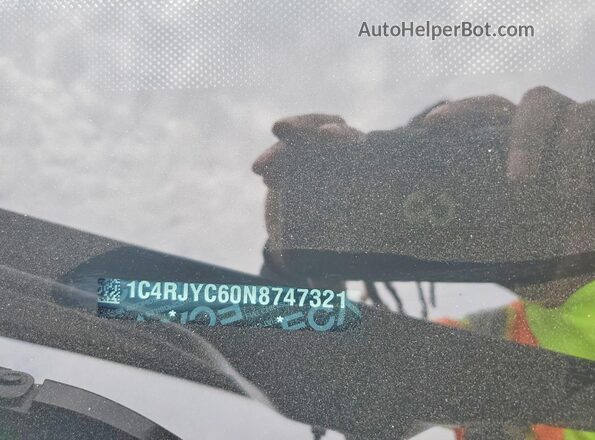 1C4RJYC60N8747321 2022 JEEP GRAND Black Панорамний вид салону 360°